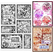 Custom PVC Plastic Clear Stamps, for DIY Scrapbooking, Photo Album Decorative, Cards Making, Mixed Shapes, 160x110x3mm(DIY-WH0448-0417)
