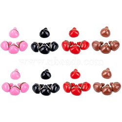 Craft Plastic Doll Noses, Mixed Color, 420pcs/set(KY-PH0007-16)