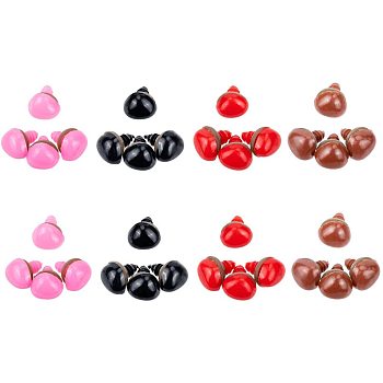 Craft Plastic Doll Noses, Mixed Color, 420pcs/set