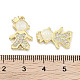 Brass Micro Pave Clear Cubic Zirconia Pendants(KK-L213-043G-01)-3