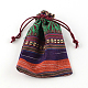 Ethnic Style Cloth Packing Pouches Drawstring Bags(ABAG-R006-10x14-01F)-3