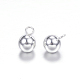 304 Stainless Steel Sphere Charms(X-STAS-G085-18S)-2