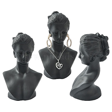 Black Plastic Necklace Displays
