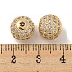 Brass Micro Pave Cubic Zirconia Beads(ZIRC-R113-01D-G)-3
