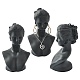 Stereoscopic Plastic Jewelry Necklace Display Busts(NDIS-N003-01)-1