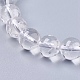 naturelles cristal de quartz brins de perles(X-G-R193-05-6mm)-3