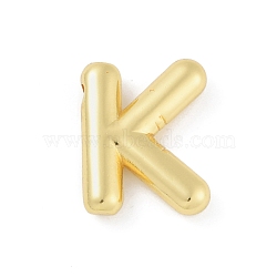 Rack Plating Brass Pendants, Long-Lasting Plated, Lead Free & Cadmium Free, Real 18K Gold Plated, Letter K, 18x13.5x4mm, Hole: 1.8mm(KK-A224-01K-G)