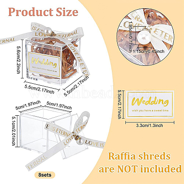 Square Transparent Acrylic Candy Gift Boxes(CON-WH0088-15A)-2