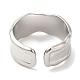 304 Stainless Steel Open Cuff Rings(RJEW-K245-63P)-2