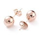 304 Stainless Steel Stud Earring Findings(STAS-Y002-19LG)-2