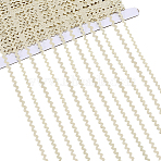 40M Polyester Wavy Fringe Trim Ribbon, Wave Bending Ribbon, Old Lace, 1/8 inch(3mm)(OCOR-GF0004-39L)