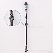 Natural Lapis Lazuli Twelve Constellation Magic Wand, Cosplay Magic Wand, for Witches and Wizards, Libra, 290mm(PW-WG23699-02)