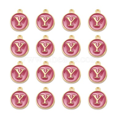 Golden Plated Alloy Enamel Charms(X-ENAM-S118-08Y)-2