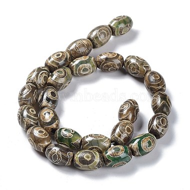 Tibetan Style dZi Beads Strands(TDZI-E005-01E)-4