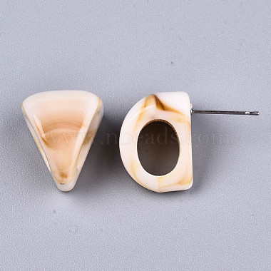 Boucles d'oreilles en résine opaque(X-EJEW-T012-07-A01)-4