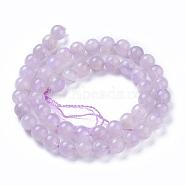 Natural Amethyst Beads Strands, Round, 6mm, Hole: 1mm, about 60~65pcs/strand, 15.35 inch(39cm)(G-P433-23A)