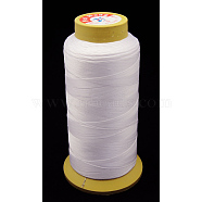 Nylon Sewing Thread, 12-Ply, Spool Cord, White, 0.6mm, 150yards/roll(OCOR-N12-1)