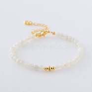 Synthetic Sunstone Round Beaded Bracelet(RG1104-9)