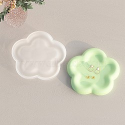 DIY Silicone Jewelry Plate  Molds, Resin Casting Molds, Clay Craft Mold Tools, Flower, 160x17mm(SIMO-P007-B01)