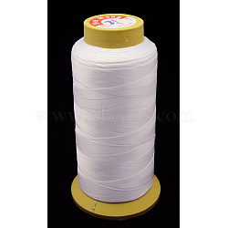 Nylon Sewing Thread, 12-Ply, Spool Cord, White, 0.6mm, 150yards/roll(OCOR-N12-1)