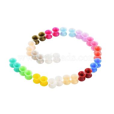32шт 16 цвета силиконовые тонкие ушные манометры плоть туннели заглушки(FIND-YW0001-16A)-2