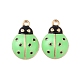 Alloy Enamel Pendants(ENAM-R149-14A-G)-1