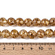 Handgemachte gold sand GlasPerlenstr&auml;nge(LAMP-T023-31E)-4