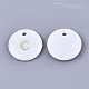 Natural White Shell Mother of Pearl Shell Charms(X-SSHEL-N036-053C)-1