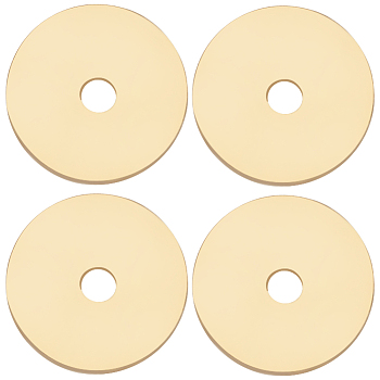 550Pcs Brass Spacer Beads, Long-Lasting Plated, Disc, Real 18K Gold Plated, 6x0.5mm, Hole: 1mm