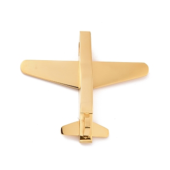 Ion Plating(IP) 304 Stainless Steel Manual Polishing Pendants, Plane, Golden, 42.5x47.5x9mm, Hole: 4x5.5mm
