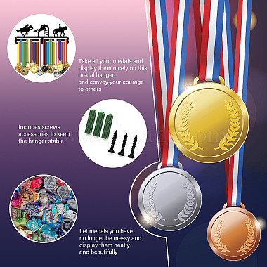 Модная железная вешалка для медалей(ODIS-WH0021-133)-4