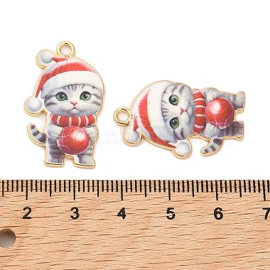 Christmas Alloy Enamel Pendants(ENAM-K069-43D)-3