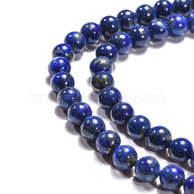 Natural Lapis Lazuli Beads Strands(X-G-G423-6mm-AB)-3