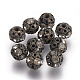 Brass Rhinestone Beads(RB-A011-6mm-01AB-NF)-1