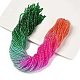 Transparent Painted Glass Beads Strands(DGLA-A034-T1mm-A03)-1