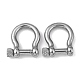 304 Stainless Steel D-Ring Anchor Shackle Clasps(STAS-P198-10)-1