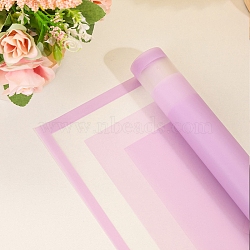 20 Sheets Waterproof Gift Wrapping Paper, Square, Folded Flower Bouquet Wrapping Paper Decoration, Medium Orchid, 580x580mm(PAAG-PW0001-021D)