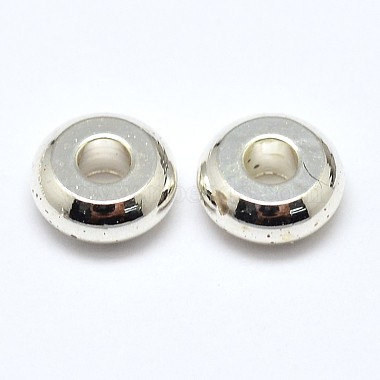 Brass Flat Round Spacer Beads(X-KK-M085-14S-NR)-2