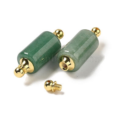 Natural Mixed Stone Connector Charms(G-Z039-01G)-3