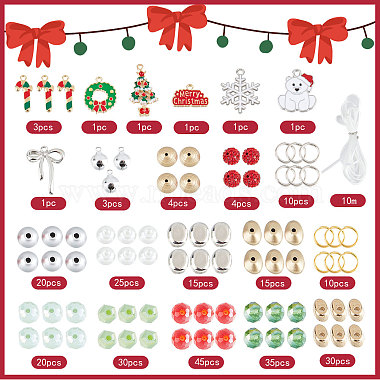 Kit de fabrication de bracelets de Noël DIY Sunnyclue(BJEW-SC0001-07)-2