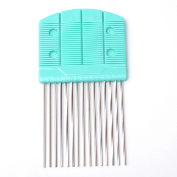 Paper Quilling Combs, Paper Craft Tool, Turquoise, 140x80x7mm