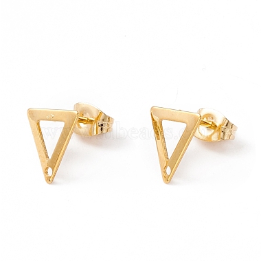 Golden Triangle 201 Stainless Steel Stud Earring Findings