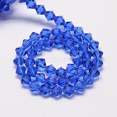 Imitate Austrian Crystal Bicone Glass Beads Strands(GLAA-F029-4x4mm-08)-2