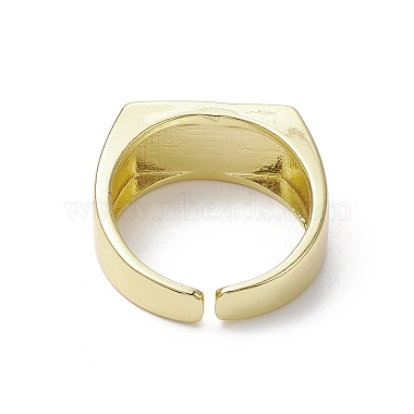 Rack Plating Brass Open Cuff Ring(RJEW-K257-47G)-3