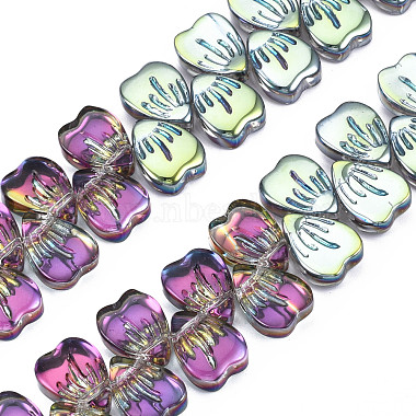 Electroplate Glass Beads Strands(EGLA-N008-011)-3