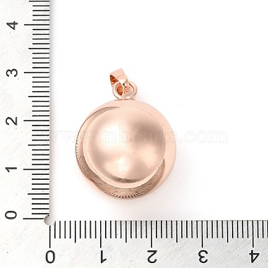Rack Plating Brass Bell Pendants(KK-I682-01A-RG)-3