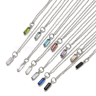 Mixed Color 304 Stainless Steel Necklaces