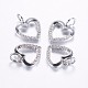 Long-Lasting Plated Brass Micro Pave Cubic Zirconia Charms(X-ZIRC-F069-39P)-1