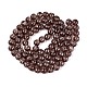 Transparent Half Spray Painted Glass Beads Strands(GLAA-Q110-02A-09)-2