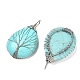 Natural Quartz Crystal Big Pendants(G-G956-A09-A-FF)-2